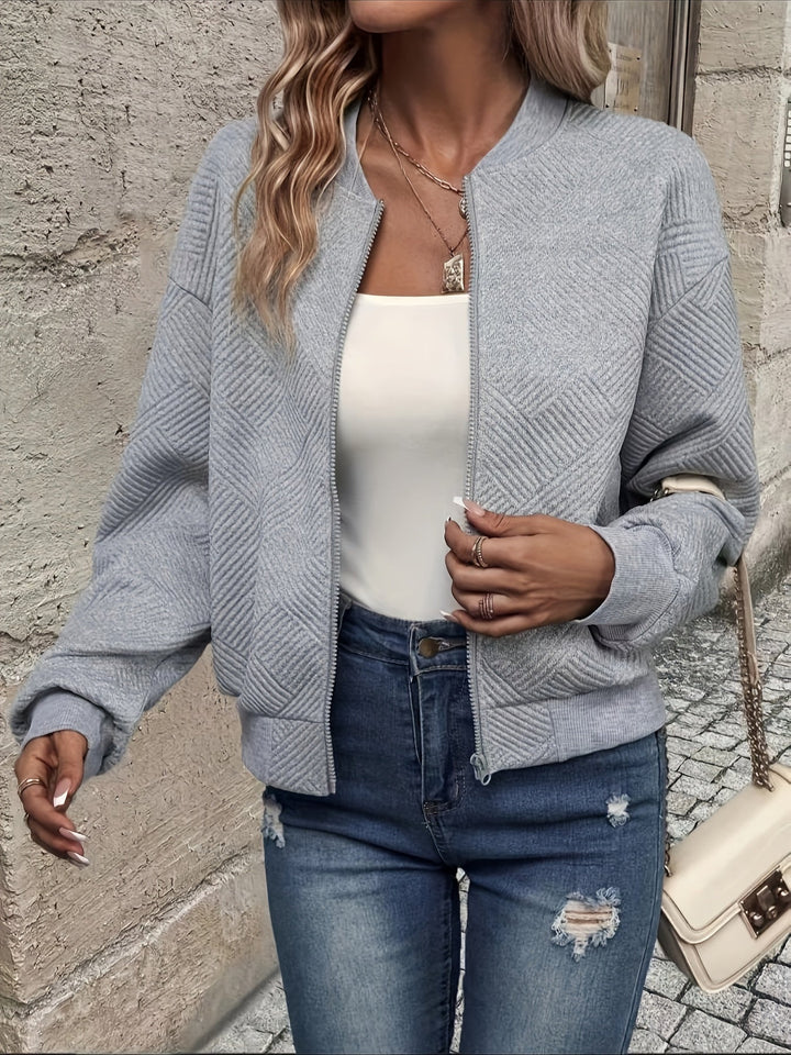 Stylish Women's Zip-Up Jacket – Rivka