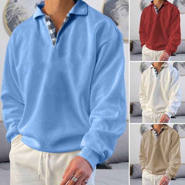 Casual herre polosweater - Oliver