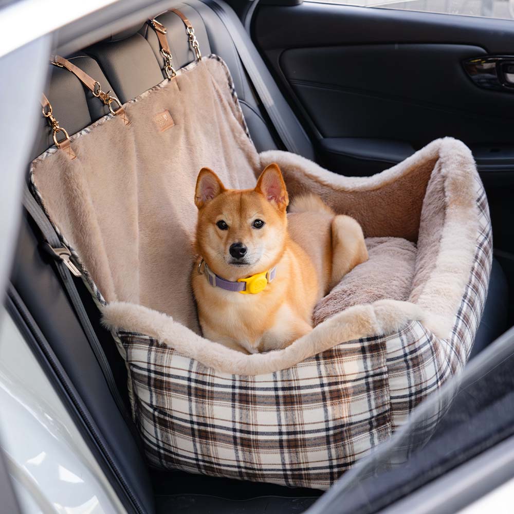 Plüsch-Autositz für Haustiere – RideSafe CozySeat