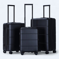3-piece hard shell suitcase set – Atlas Explorer