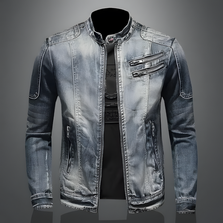 Vintage Denim Jacket for Men - Maverick