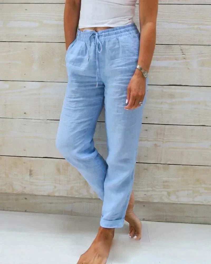 Stylish Linen Pants for Women – Selina