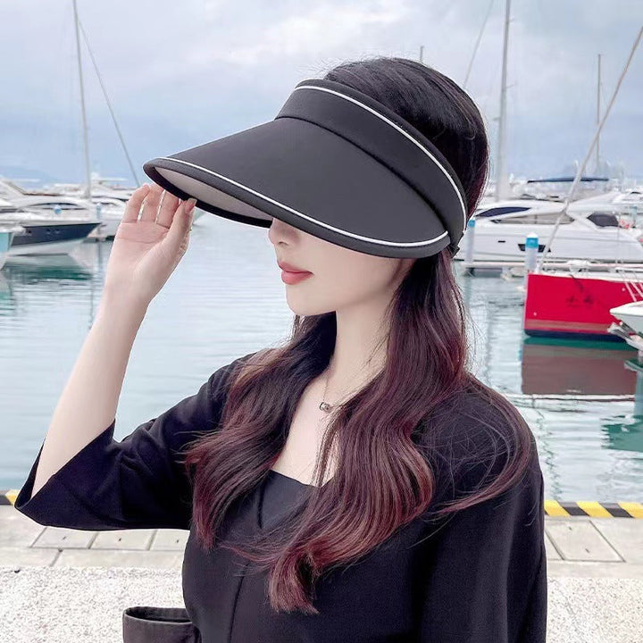 Trendy Roll-up Sun Hat with Extra Protection – FoldSun Pro