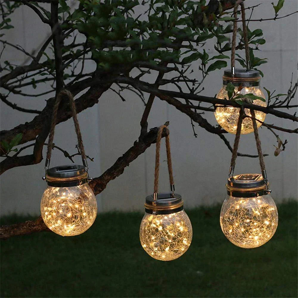 Solar Mason Jar Lamp - Lunara