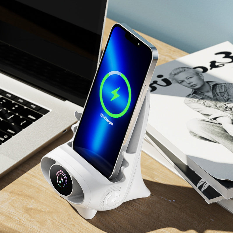 Wireless Phone Holder with 15W Fast Charging Function - FlexCharge Chair