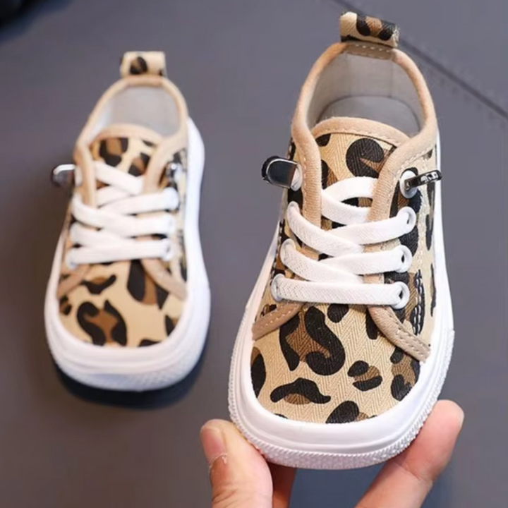 Kinder sneaker med panterprint – WildStep