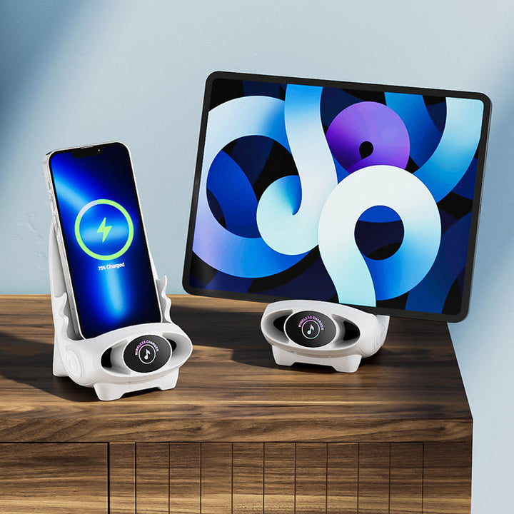 Wireless Phone Holder with 15W Fast Charging Function - FlexCharge Chair