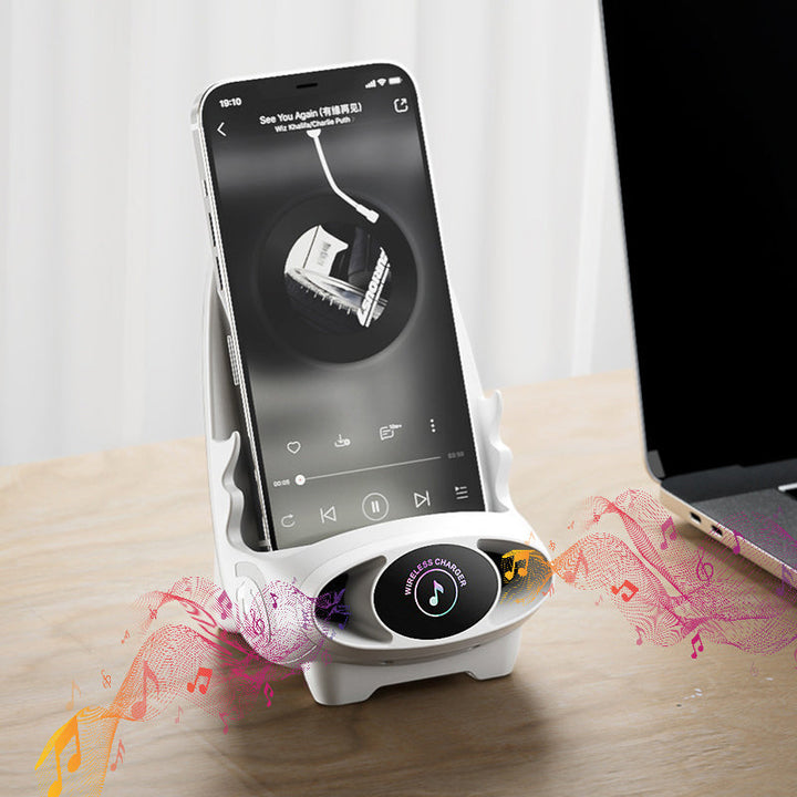Wireless Phone Holder with 15W Fast Charging Function - FlexCharge Chair