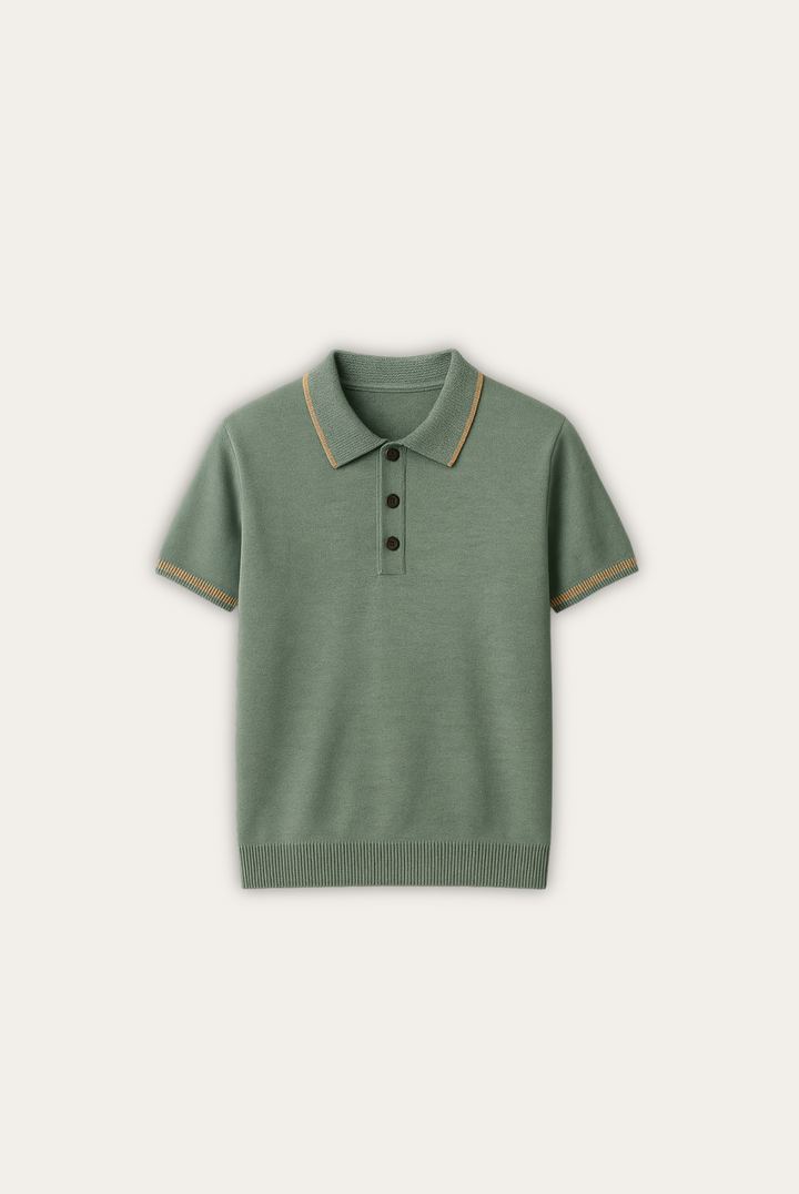 Stylish Men's Polo Shirt made of Cashmere-Merino Wool – Levano