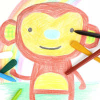 Naturlige Farverige Vokskridt - EcoCrayons
