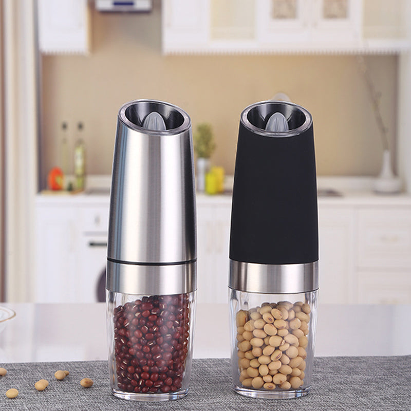 Electric Gravity Induction Pepper Mill with LED Light – Gravina