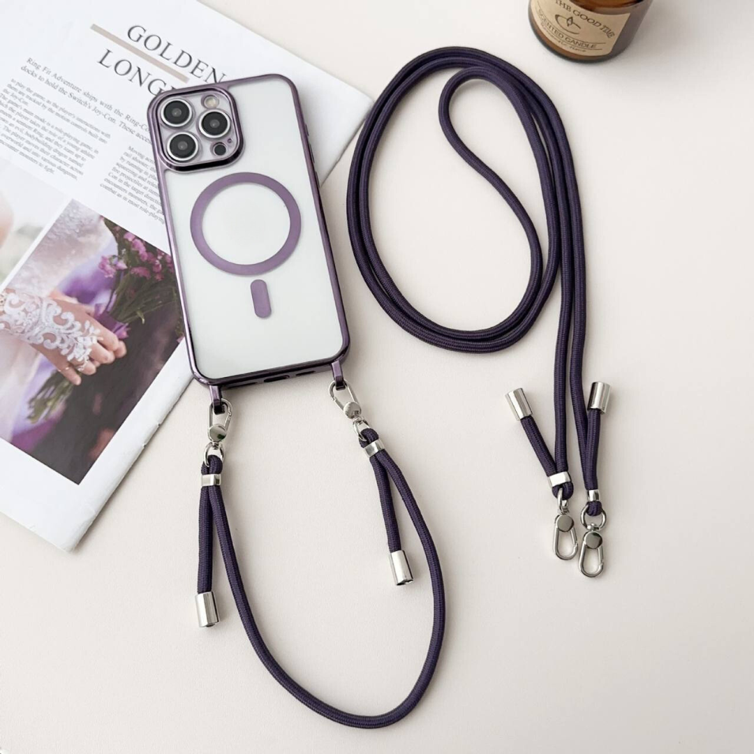 Funda colgante MagSafe para iPhone con correa de transporte – Halo (1+1 GRATIS)