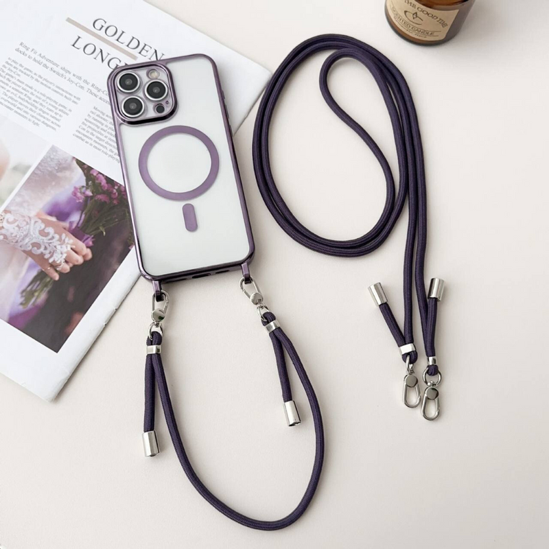 Funda colgante MagSafe para iPhone con correa de transporte – Halo (1+1 GRATIS)