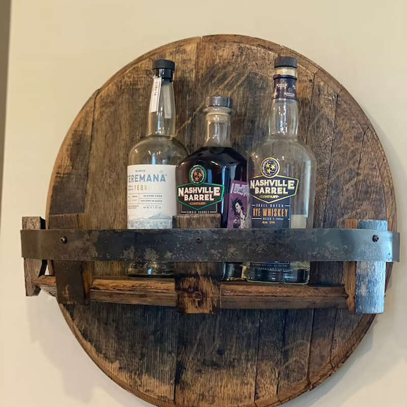 Bourbon Whiskey Barrel Rack made of Oak Wood – Oakspire