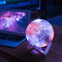 Natlampe med stjernehimmel og touch-kontrol - Orion