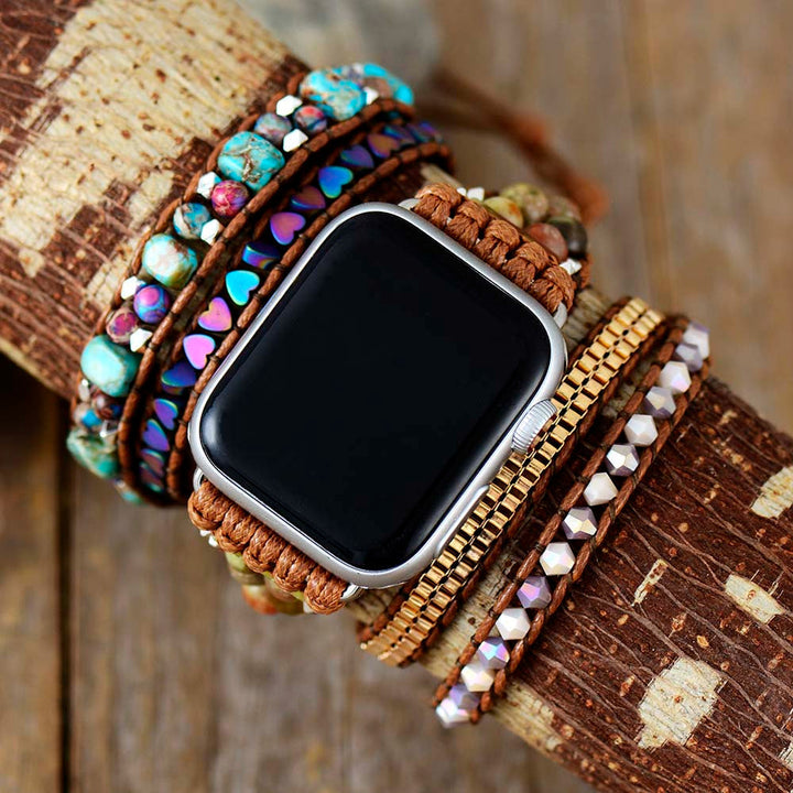 Jasper & Onyx Boho Bracelet for Apple Watch – Lyra