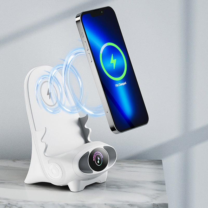 Wireless Phone Holder with 15W Fast Charging Function - FlexCharge Chair