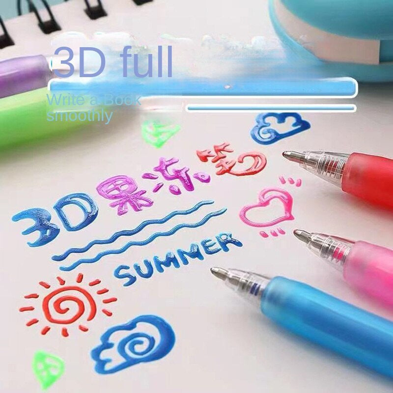 Set de bolígrafos de gel de colores para diseños creativos en 3D – Set ArtPen 3D