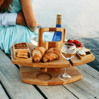 Portable Wooden Picnic Wine Table – WineNest
