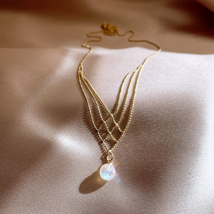 Braided Pearl Necklace - Mariela