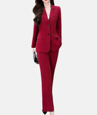 Stylish Pantsuit with Tailored Blazer - Isabella