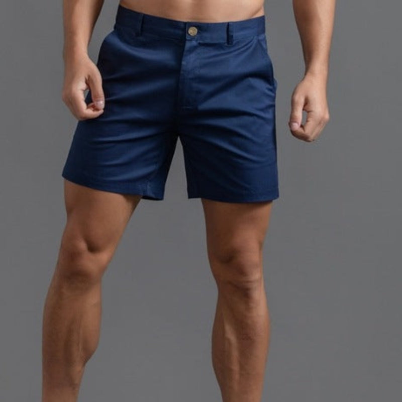 Moderne slim-fit chino-shorts til herrer – Emil
