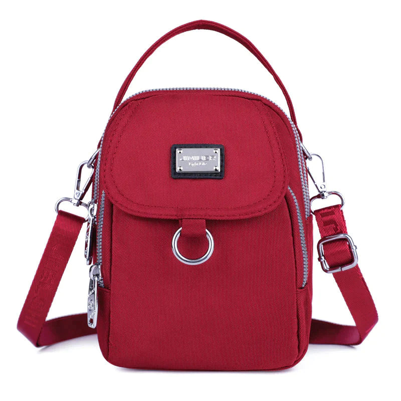 Bolso clásico de mujer con mucho espacio de almacenamiento - Celeste