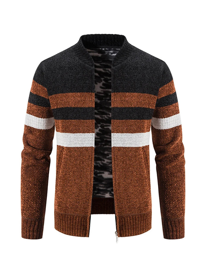 Men's Striped Autumn Sweater – Tobias