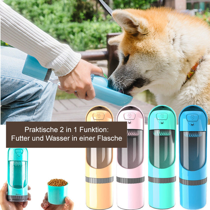 2-in-1 Food and Water Bottle for On the Go - PawBuddy