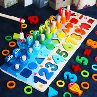 Montessori Toddler Play Board - Wooden Play Safari