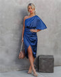 Trendige Seidenfestkleid - Celina