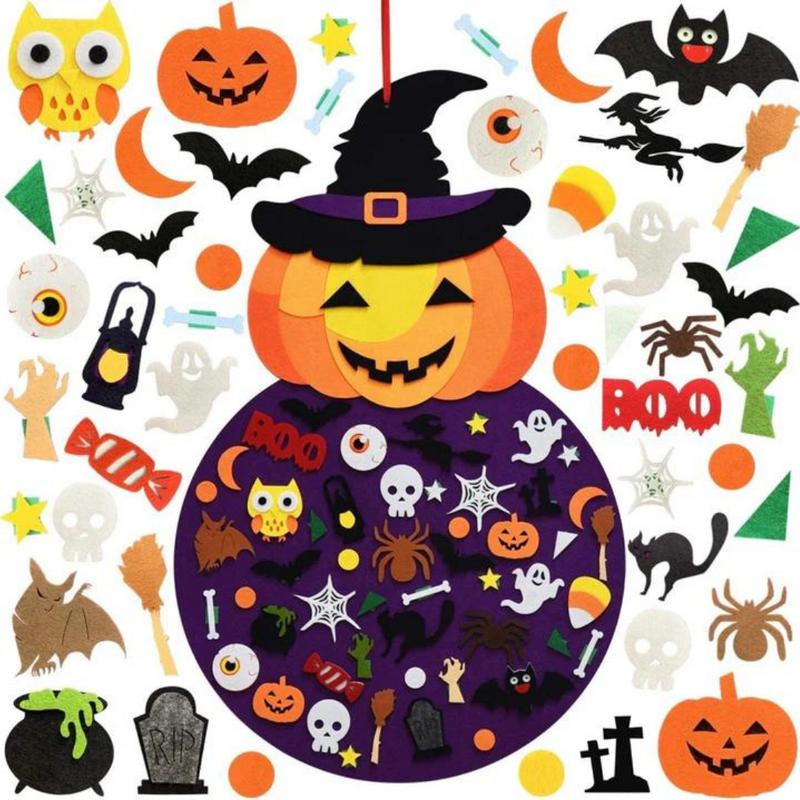 Halloween DIY Felt Board with Pumpkin – SpookyBoard