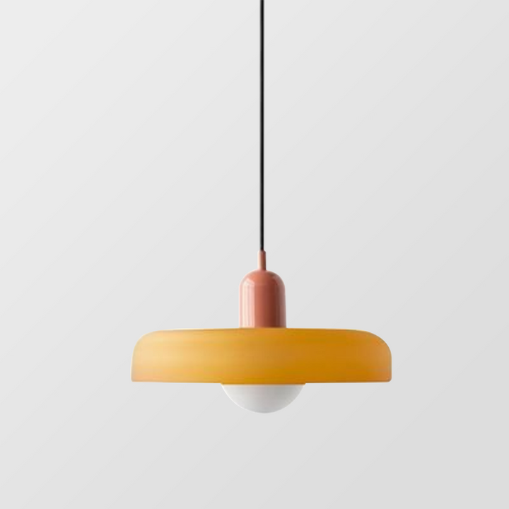 Lámpara colgante colorida estilo Bauhaus - StiloGlas