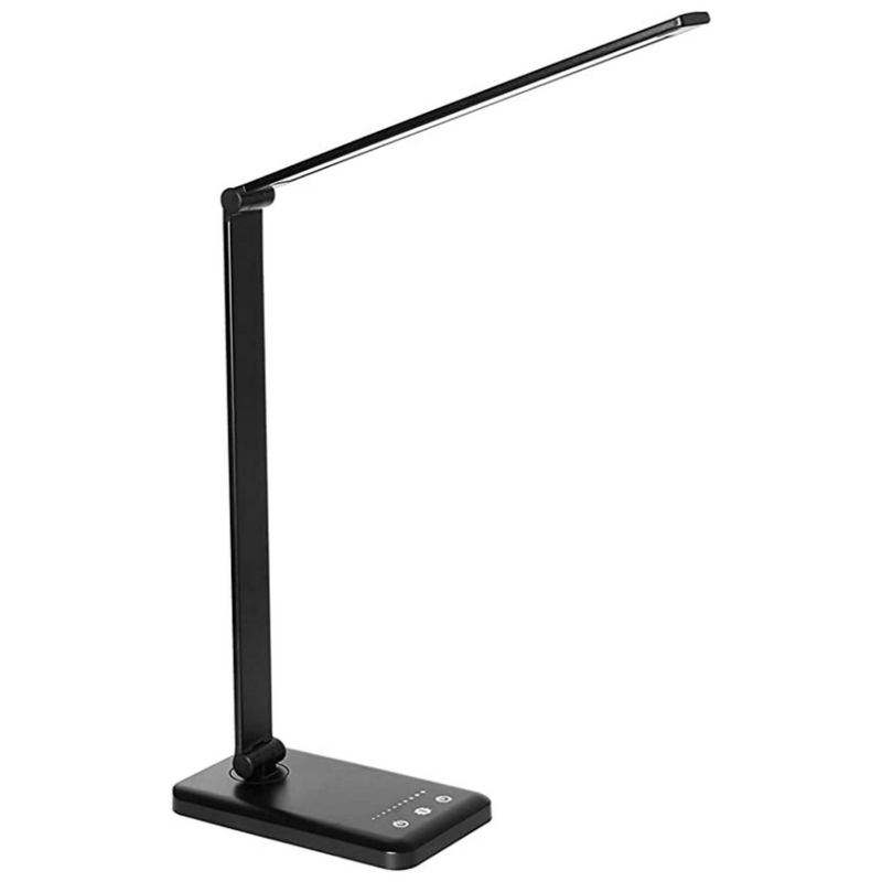 Moderne justerbar LED-skrivebordslampe med USB-opladningsport - BrightEase