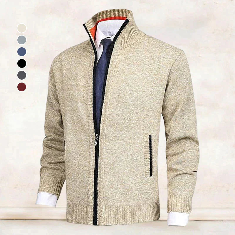 Trendy herre strikjakke - Orion