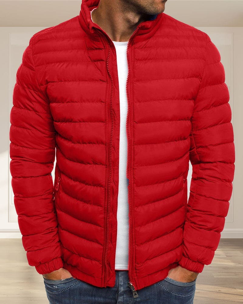 Solid Color Ethan Jacket with Zipper