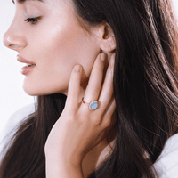 Mystical Shine Cocktail Ring – Elowen