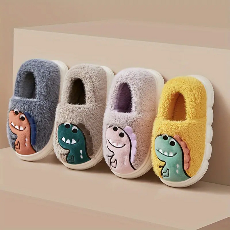 Children's Slippers with Dino Design – DinoSteps