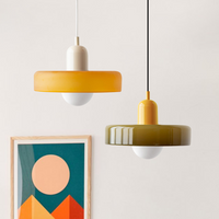 Lámpara colgante colorida estilo Bauhaus - StiloGlas