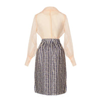 Conjunto de verano de gasa de dos piezas con cinturón y falda – Maurelle