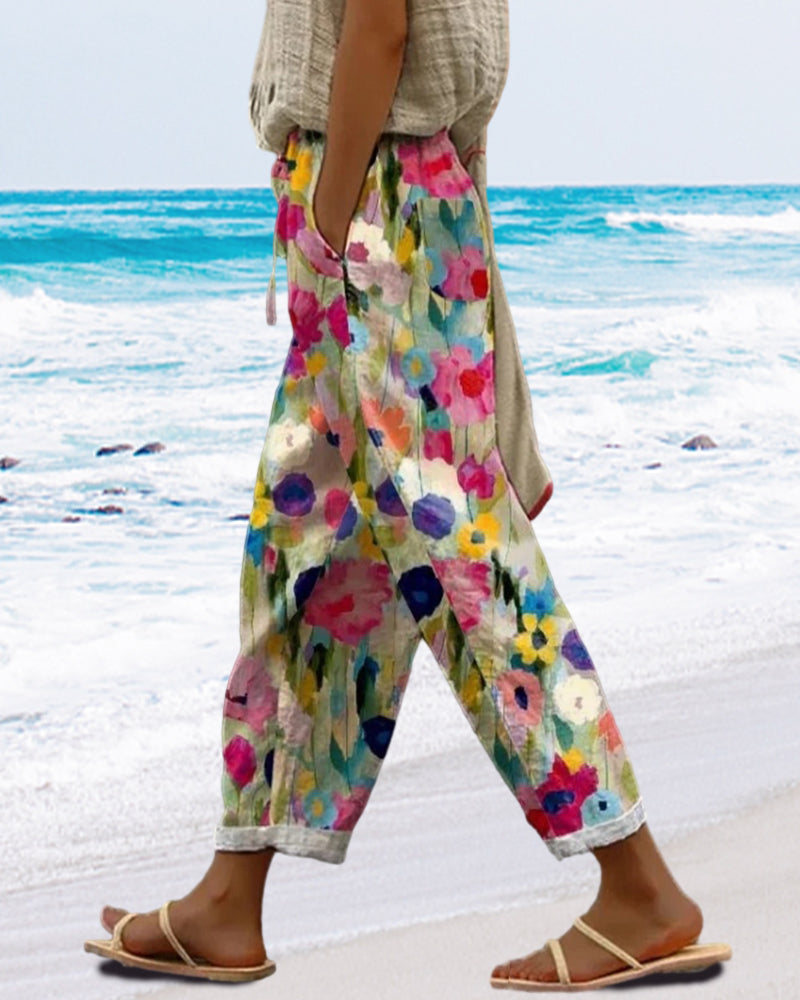 Happy Colorful Women's Jogging Pants - Juno