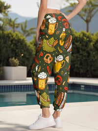 Women's Casual & Party Pants with All-Over Print – Resi Oktoberfest 2025