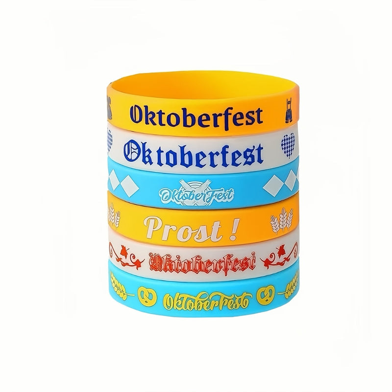 Silikonearmbåndsæt (24 stk) – WiesnBand Oktoberfest 2025