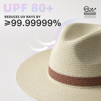 Trendy solhatt med bred brem for damer og herrer – SunShield Panama