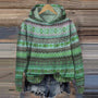 Warme Dames Hoodie mit Muster – Freya