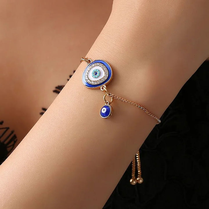 Evil Eye Bracelet in Ethnic Style – Selene