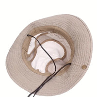 Outdoor Sonnenhut mit Verstellbaren Riemen und Breiter Krempe – Solantra