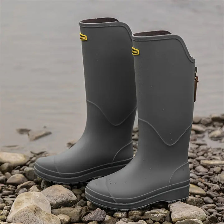 Women's waterproof rain boots made of PVC with non-slip sole – Corina
