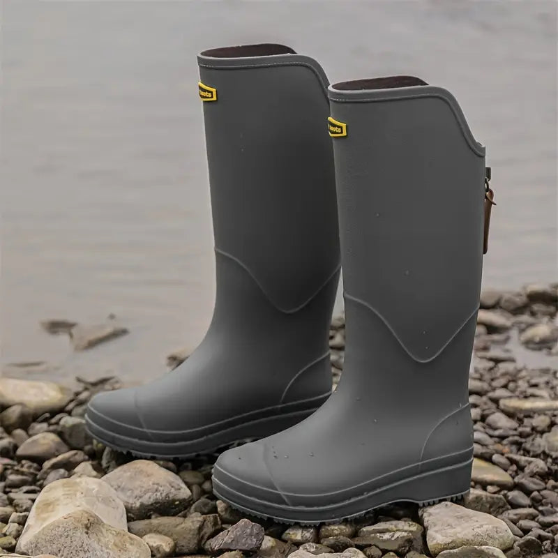 Women's waterproof rain boots made of PVC with non-slip sole – Corina