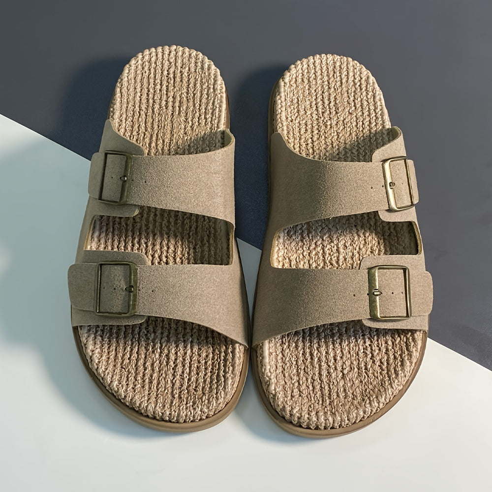 Stilfulde herre sommer-sko med justerbare remme - GripStep